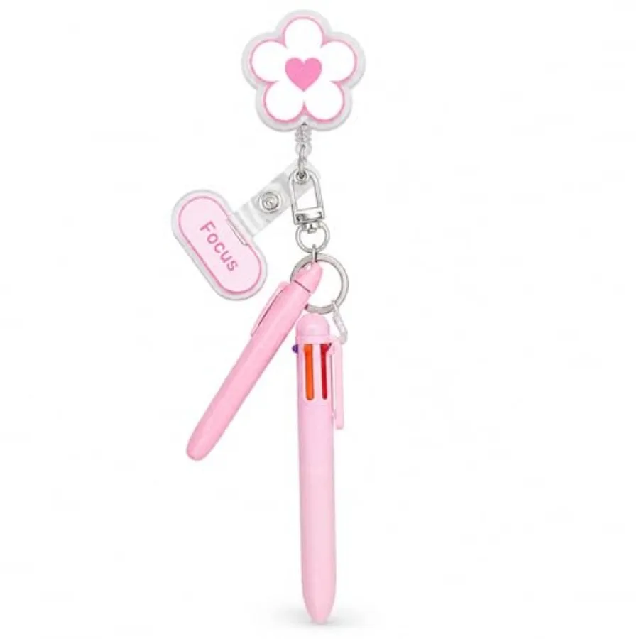 Pastel ID Badge Holder Accessory Set, Retractable Badge Reel with Clear Vertical and Horizontal Card Holders, Pen Accessories f
Pastel ID Badge Holder Accessory Set, Retractable Badge Reel with Clear Vertical and Horizontal Card Holders, Pen Accessories f