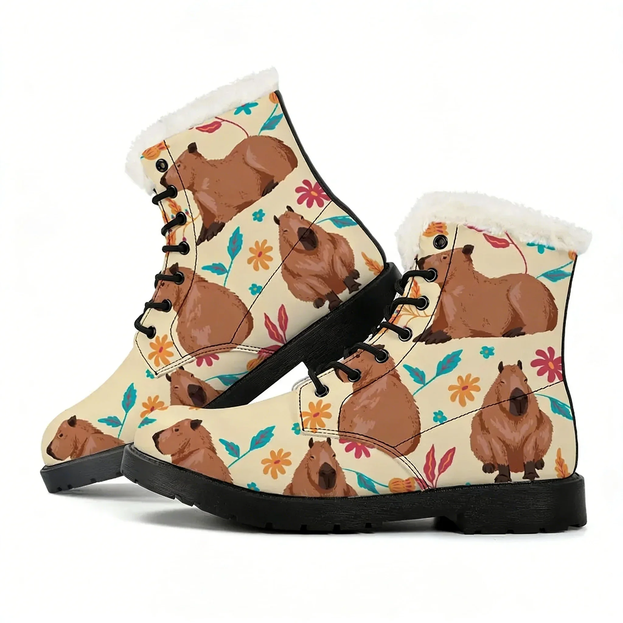 Capybara Plush Boot Mens Womens Teenagers Casual Shoes Outdoor Keep Warm Leather Boots Couple High Quality Personalized Shoe
Capybara Plush Boot Mens Womens Teenagers Casual Shoes Outdoor Keep Warm Leather Boots Couple High Quality Personalized Shoe