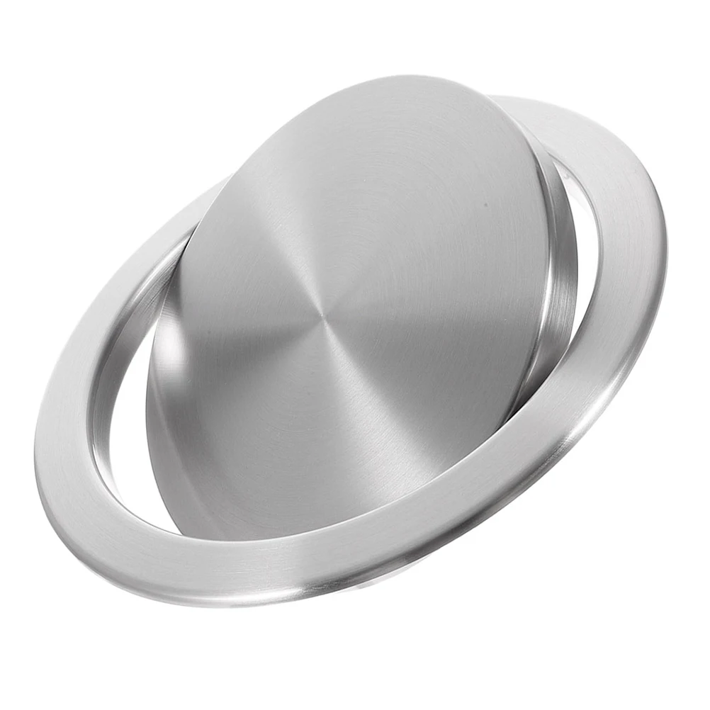 Stainless Steel Trash Can Lid D-205 Round Kitchen Bathroom Flip Swing Cover Garbage Bin Lids Tooling Waste Replacement 
Stainless Steel Trash Can Lid D-205 Round Kitchen Bathroom Flip Swing Cover Garbage Bin Lids Tooling Waste Replacement