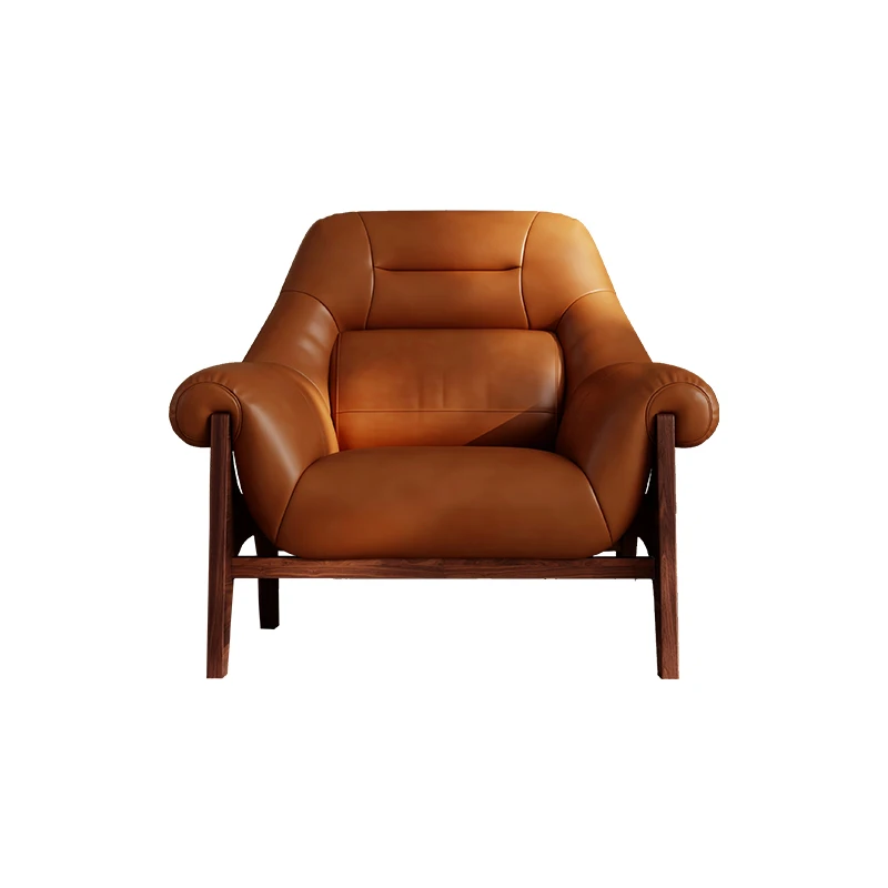 Tiger stool chair Italian leather sofa chair Chinese antique retro recliner living room balcony casual single
Tiger stool chair Italian leather sofa chair Chinese antique retro recliner living room balcony casual single