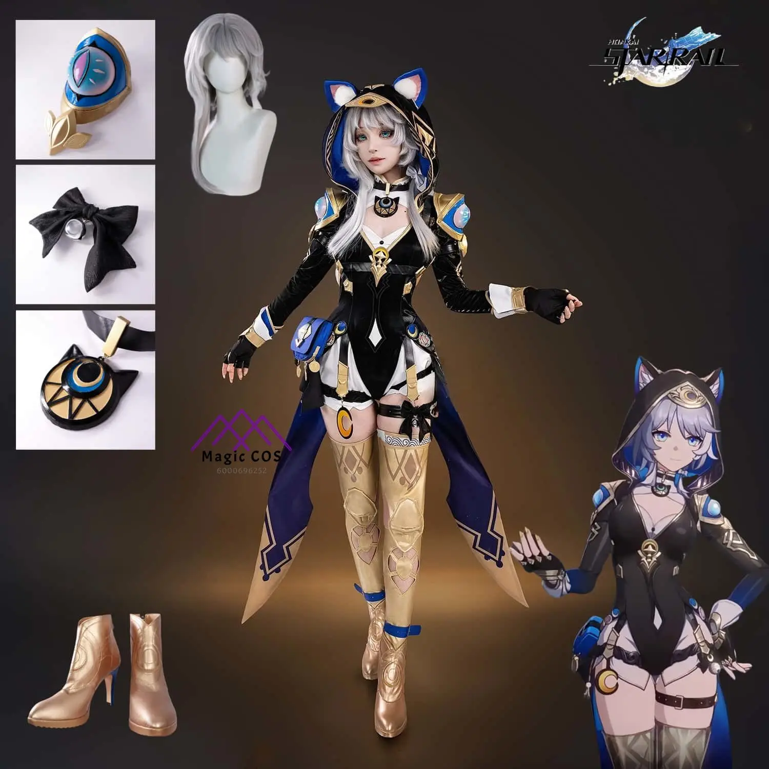 Game Honkai: Star Rail Cosplay Costume Newly Anime Cifera Role Playing High-quality Uniform Dress Wig for Women Comic Con Party
Game Honkai: Star Rail Cosplay Costume Newly Anime Cifera Role Playing High-quality Uniform Dress Wig for Women Comic Con Party