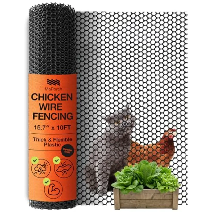 Black HDPE Plastic Protective Net, Courtyard Isolation Fence for Dogs & Cats, 15.7×10ft
Black HDPE Plastic Protective Net, Courtyard Isolation Fence for Dogs & Cats, 15.7×10ft