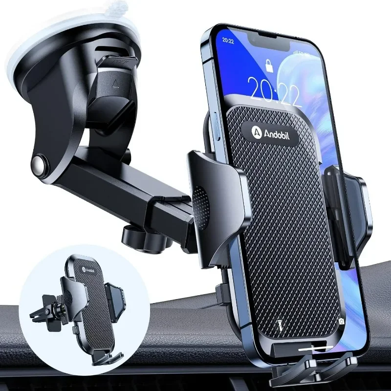 Andobil, Mobile Phone Holder, Car Suction Cup & Ventilation, Upgrade 4.0, Ultra Stable 3 in 1 Universal Car Mobile Phone Holder
Andobil, Mobile Phone Holder, Car Suction Cup & Ventilation, Upgrade 4.0, Ultra Stable 3 in 1 Universal Car Mobile Phone Holder
