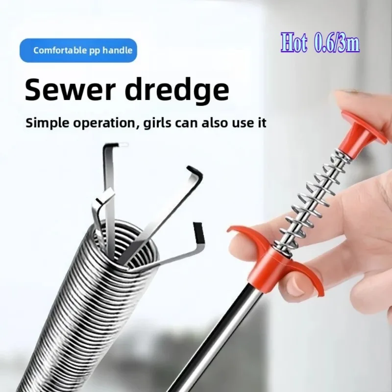 Opens Clogging of Sewage Pipe Cleaning Tool Drain Unclogger Professional Pipe Plunger Drain Clog Remover Clogged Toilet Cleaner
Opens Clogging of Sewage Pipe Cleaning Tool Drain Unclogger Professional Pipe Plunger Drain Clog Remover Clogged Toilet Cleaner
