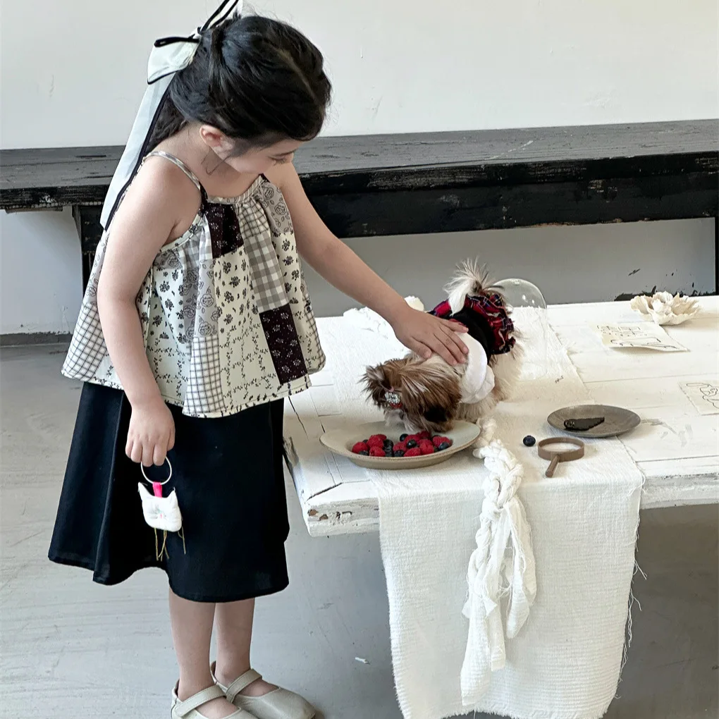Children Baby Girl Sleeveless Dress Fashion Summer New Korean Little Girl Cotton Dresses Print Toddler Clothing Kids Clothes
Children Baby Girl Sleeveless Dress Fashion Summer New Korean Little Girl Cotton Dresses Print Toddler Clothing Kids Clothes