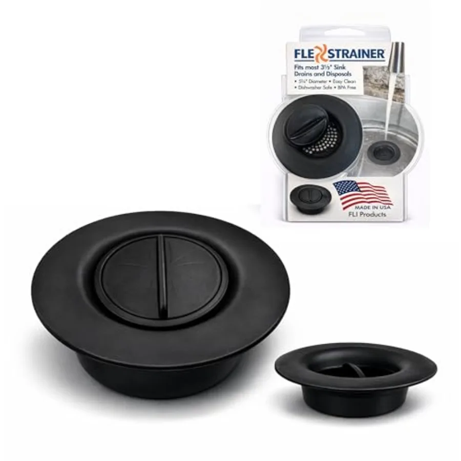 ® Sink Drain Strainer with Optional Stopper No Center Stem, Fits Standard 3½" Sink Drains and Disposals Easy Clean, Dishwasher
® Sink Drain Strainer with Optional Stopper No Center Stem, Fits Standard 3½" Sink Drains and Disposals Easy Clean, Dishwasher