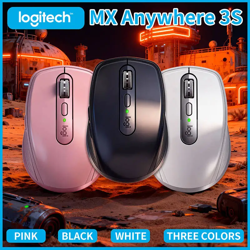 Logitech MX Anywhere 3S Wireless Mouse, Easy-Switch Between 3 Computers, Quiet, Precise on Glass
Logitech MX Anywhere 3S Wireless Mouse, Easy-Switch Between 3 Computers, Quiet, Precise on Glass
