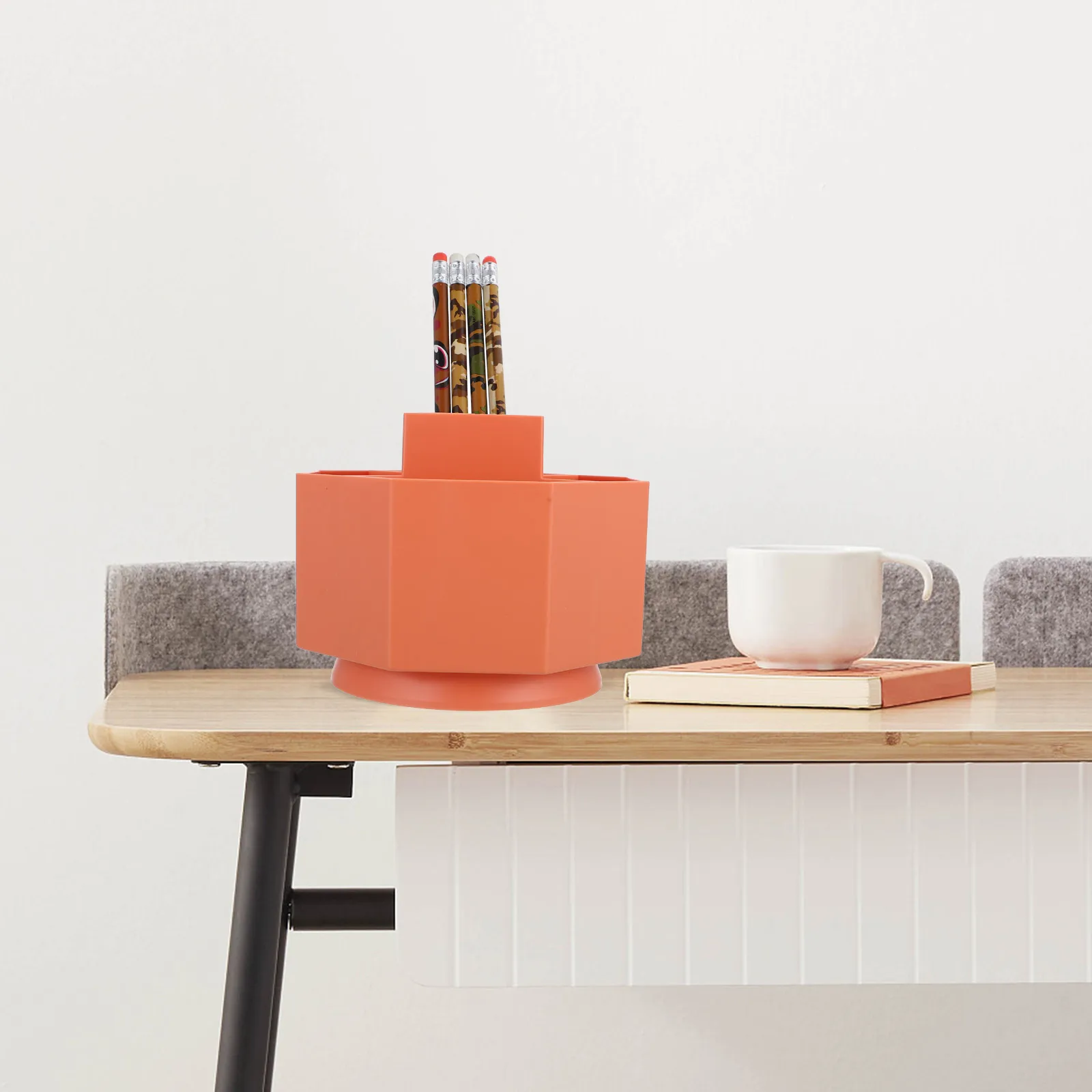 Rotating Pen Holder Desktop Storage Box for Pens Pencils Rulers Makeup Office Study Organizer Stationery Container
Rotating Pen Holder Desktop Storage Box for Pens Pencils Rulers Makeup Office Study Organizer Stationery Container