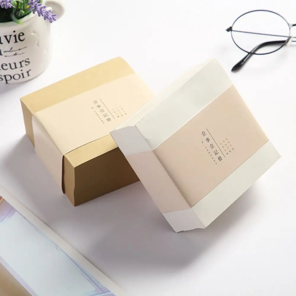 400 Sheets Simple Tearable Sticky Notes Self-adhesive Kraft Paper Note Paper Notepad Students
400 Sheets Simple Tearable Sticky Notes Self-adhesive Kraft Paper Note Paper Notepad Students