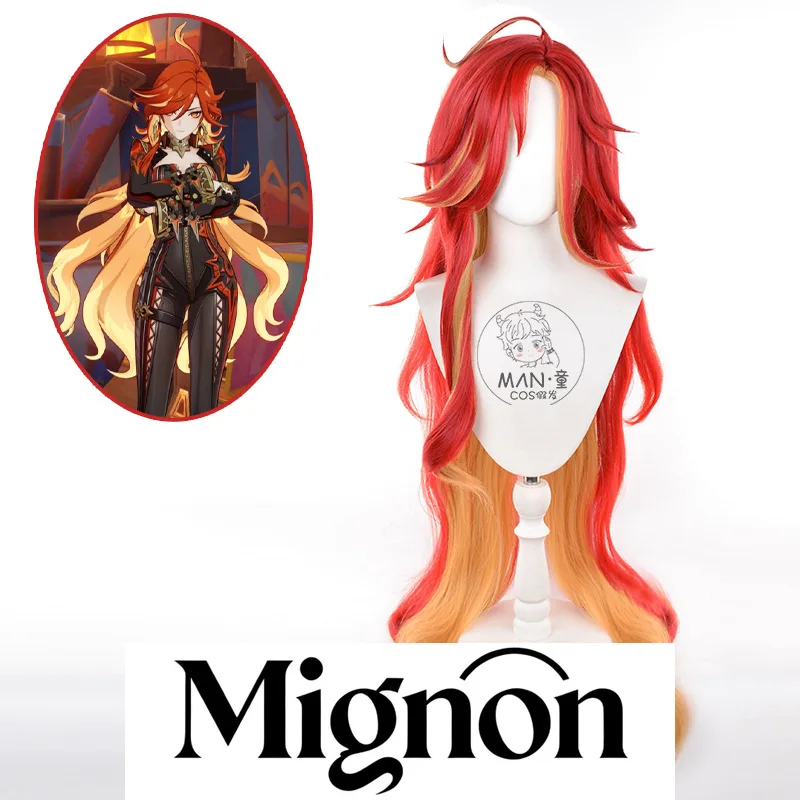 Genshin Impact Pyro Archon Mavka, парик для косплея, длинные волосы, многослойные градиентные волны, подарок на Хэллоуин
Genshin Impact Pyro Archon Mavka, парик для косплея, длинные волосы, многослойные градиентные волны, подарок на Хэллоуин