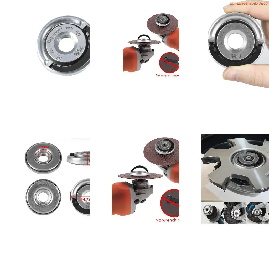 Прочные детали инструментов для угловой шлифовальной машины M14, нажимная пластина с резьбой, самоблокирующийся диск, ID-11,38
Прочные детали инструментов для угловой шлифовальной машины M14, нажимная пластина с резьбой, самоблокирующийся диск, ID-11,38