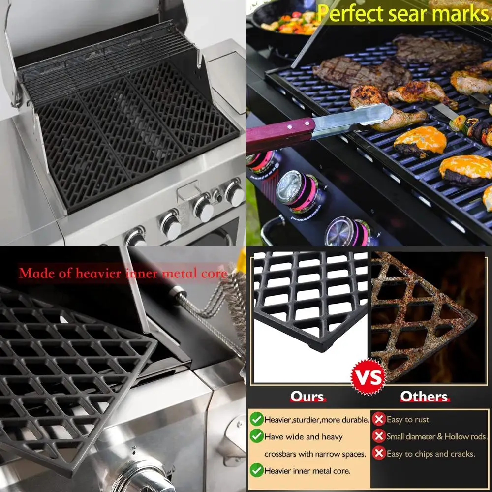 3-Pack Cast Iron Cooking Grids for Members Mark 5 Burner Gas Grill GR2210601-MM-00 at Sam's Club
3-Pack Cast Iron Cooking Grids for Members Mark 5 Burner Gas Grill GR2210601-MM-00 at Sam's Club