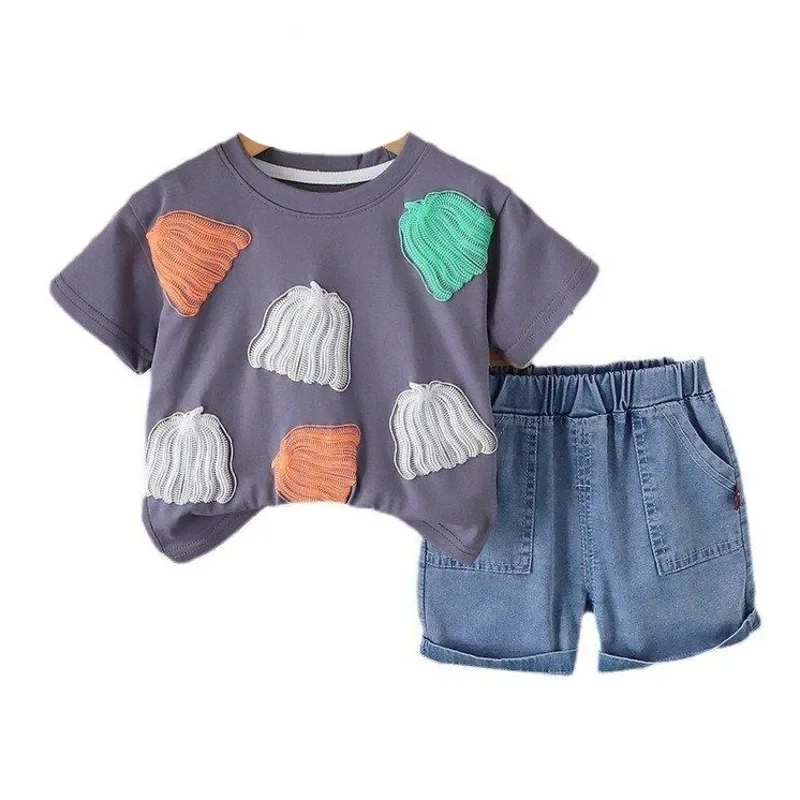 New Summer Baby Boys Clothes Suit Children T-Shirt Shorts 2Pcs/Set Toddler Girls Clothing Infant Fashion Costume Kids Sportswear
New Summer Baby Boys Clothes Suit Children T-Shirt Shorts 2Pcs/Set Toddler Girls Clothing Infant Fashion Costume Kids Sportswear