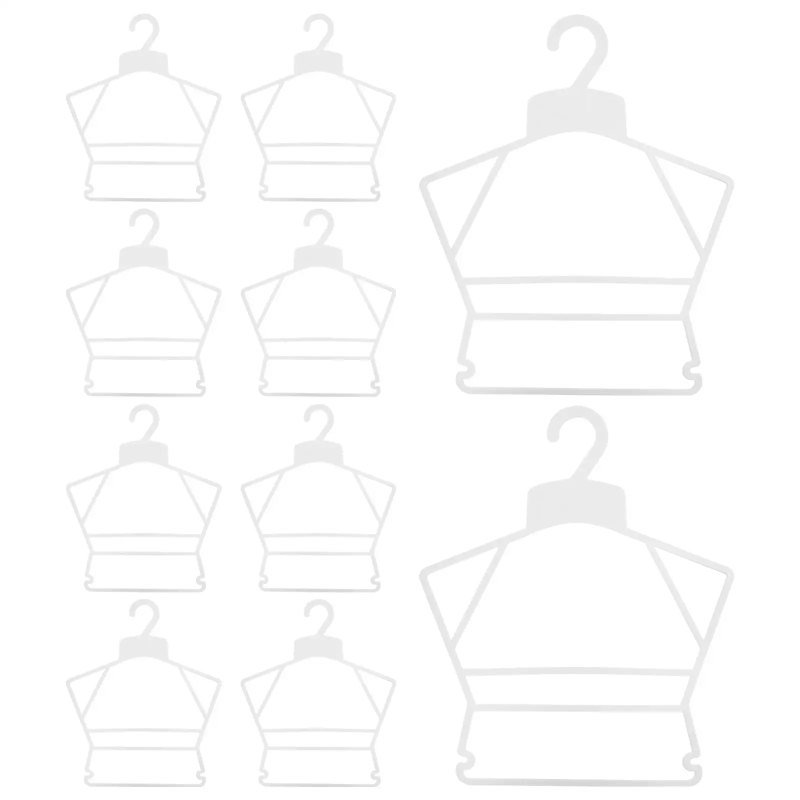 10 Pcs Plastic Hangers Childrens Clothes Drying Racks Boys Nursery Closet Organizer Organization for Newborn Travel
10 Pcs Plastic Hangers Childrens Clothes Drying Racks Boys Nursery Closet Organizer Organization for Newborn Travel