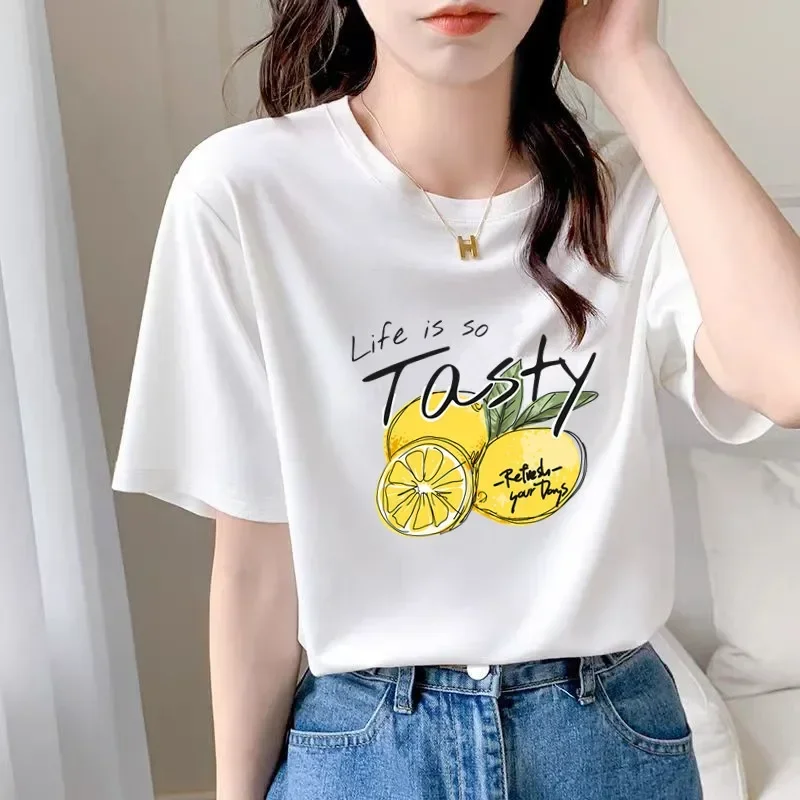 Women Tees 100% Cotton Pure White T Shirt Cartoon Giant Panda Fruit Juice Drink Print Short Sleeve Tops for Girl Casual T-shirts
Women Tees 100% Cotton Pure White T Shirt Cartoon Giant Panda Fruit Juice Drink Print Short Sleeve Tops for Girl Casual T-shirts