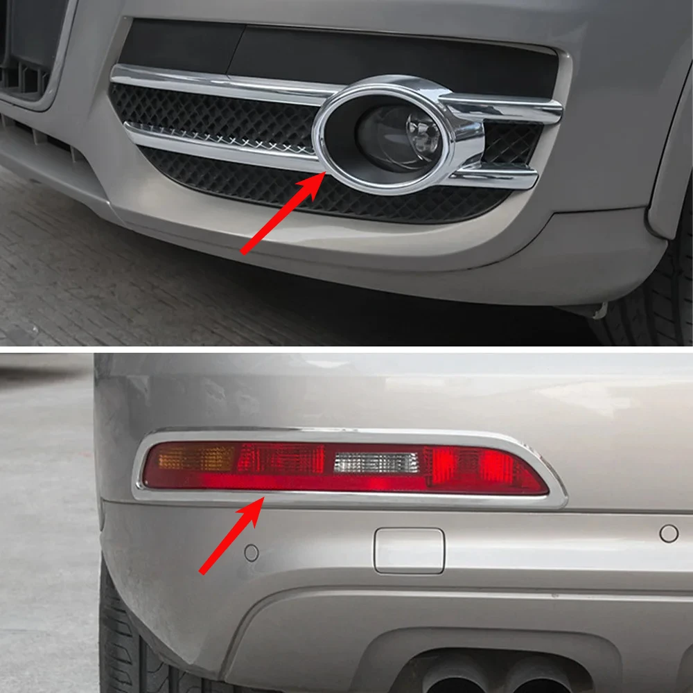 For Audi Q3 8U Q5 8R Q7 4M Car Front Rear Fog Light Frame Trims Lamp Cover Bright Bar Strip Sticker ABS Decor Accessories
For Audi Q3 8U Q5 8R Q7 4M Car Front Rear Fog Light Frame Trims Lamp Cover Bright Bar Strip Sticker ABS Decor Accessories