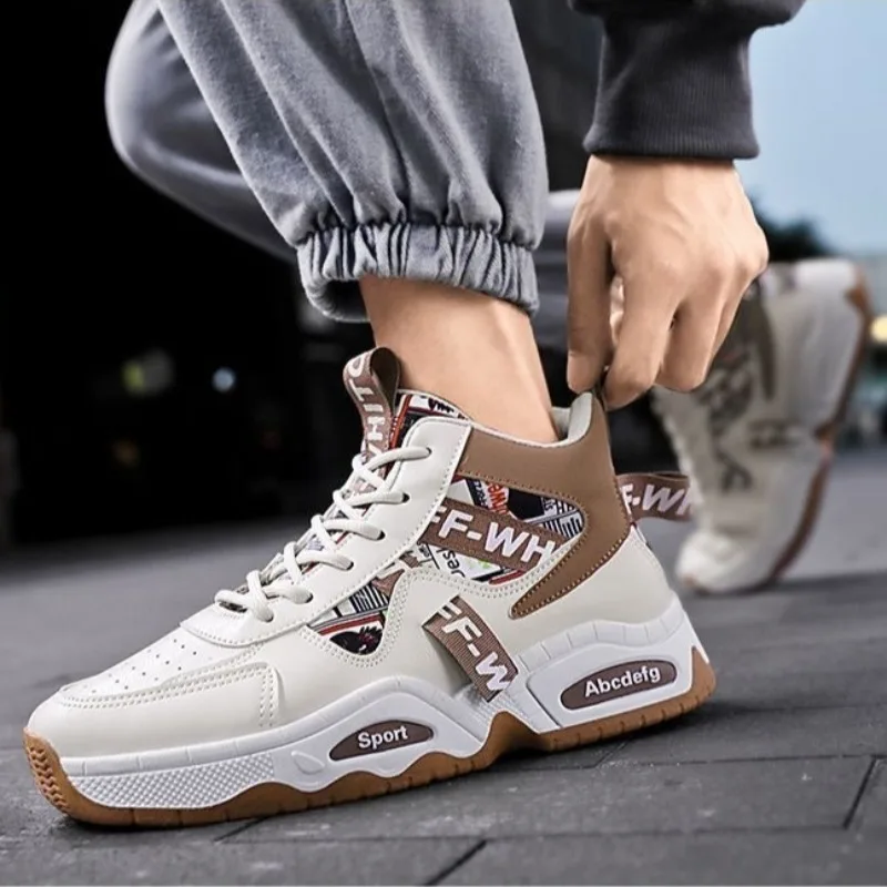 Shoes for Men High Quality Outdoor Casual High-top Men Shoes Breathable Comfortable Wear-resistant Tennis Shoe Zapatillas Hombre
Shoes for Men High Quality Outdoor Casual High-top Men Shoes Breathable Comfortable Wear-resistant Tennis Shoe Zapatillas Hombre