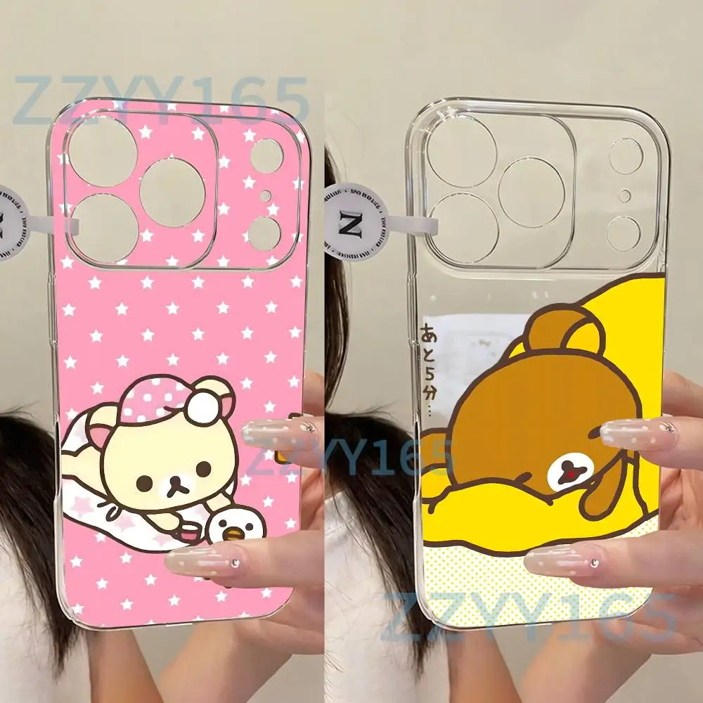Cute R-Rilakkuma Bear For iPhone 17,16,15,14,13,12,11 Pro,Max,Plus,X,XS,XR,SE4,E Mini Transparent Print Phone Case
Cute R-Rilakkuma Bear For iPhone 17,16,15,14,13,12,11 Pro,Max,Plus,X,XS,XR,SE4,E Mini Transparent Print Phone Case