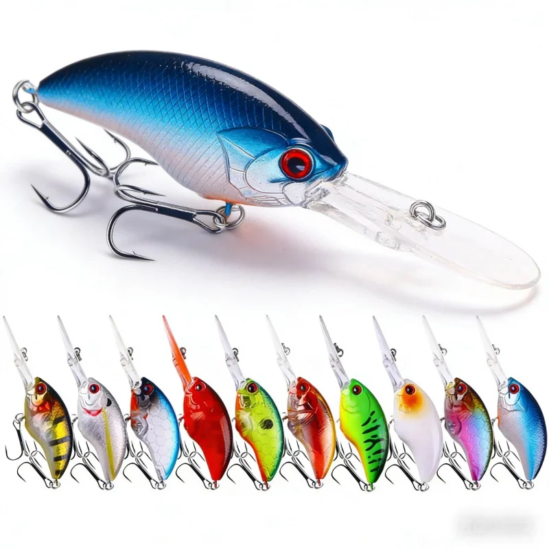 9CM-13G-6Floating Rock Fishing Lure - Little Fat Guy Hard Bait10Guanyu fake bait that guarantees no empty catches
9CM-13G-6Floating Rock Fishing Lure - Little Fat Guy Hard Bait10Guanyu fake bait that guarantees no empty catches
