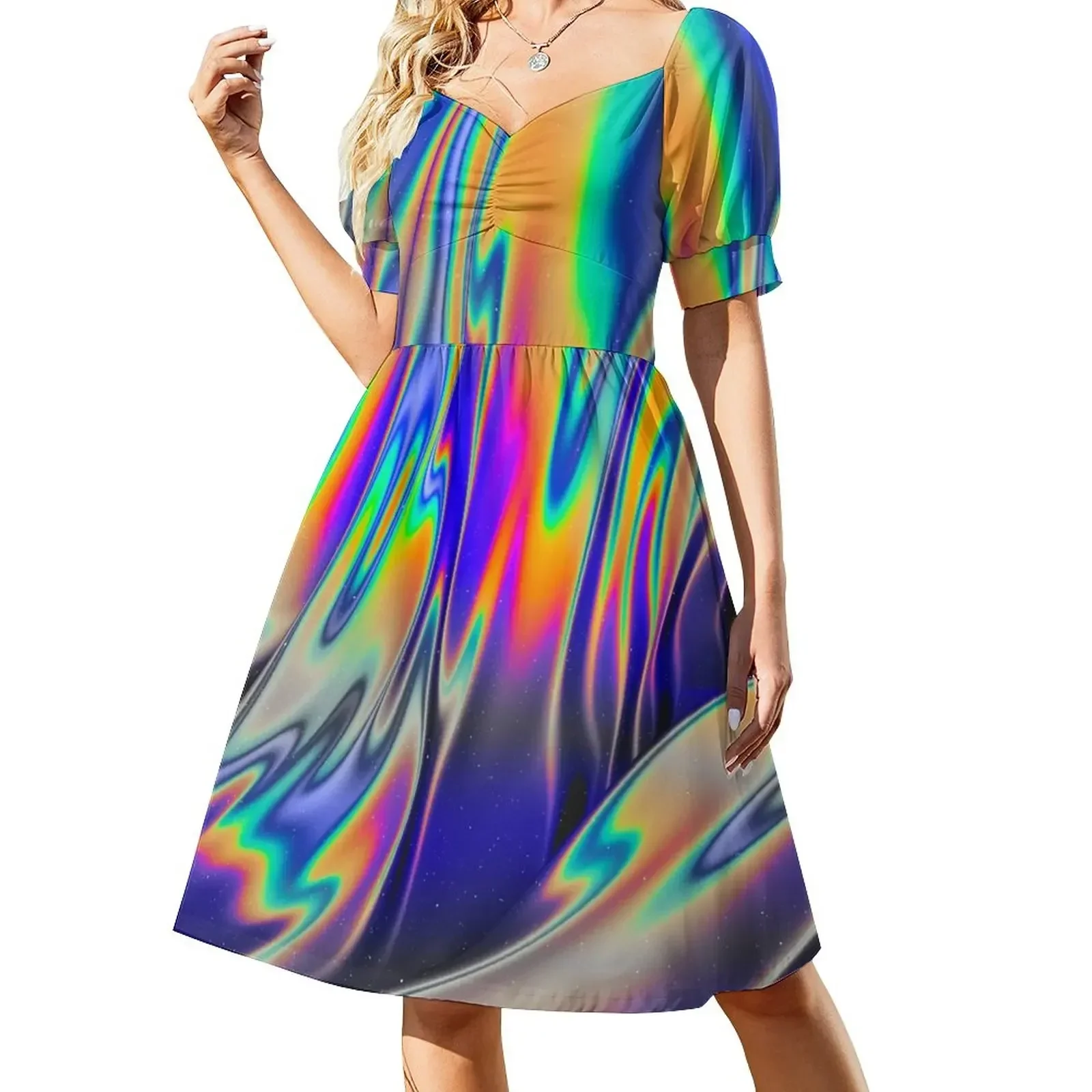 BLACK NIGHT Short-Sleeved Dress chic and elegant evening dress Woman's evening dress Women long
BLACK NIGHT Short-Sleeved Dress chic and elegant evening dress Woman's evening dress Women long