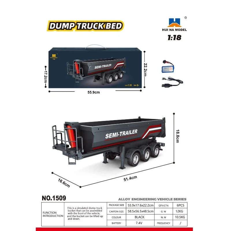 Huina 2026 1509 Alloy Engineering Truck Remote Control Toy 2.4g Simulation Model Car Gift For Kids And Collectors
Huina 2026 1509 Alloy Engineering Truck Remote Control Toy 2.4g Simulation Model Car Gift For Kids And Collectors