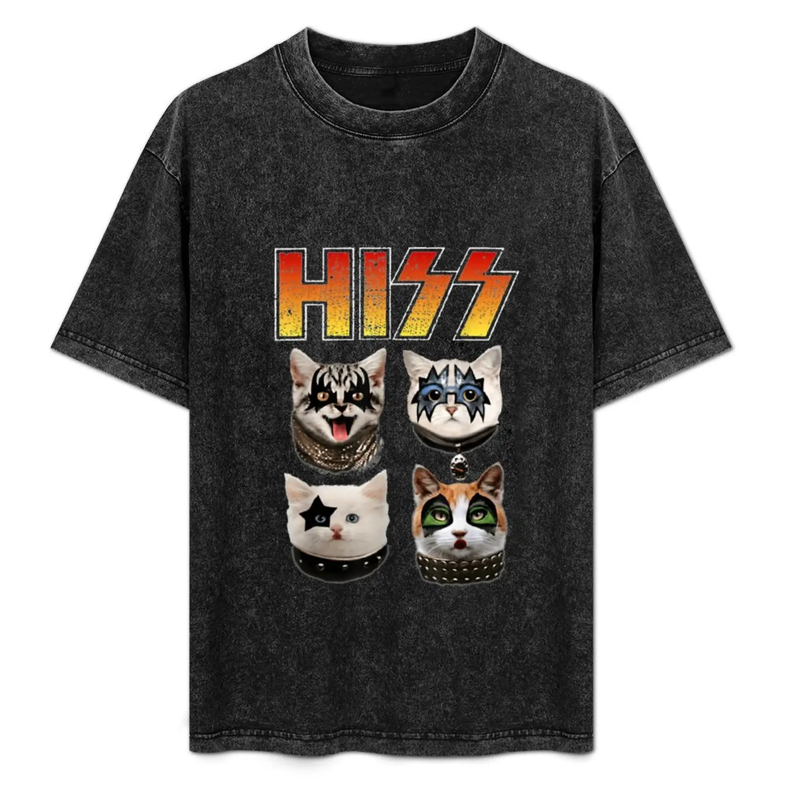 Hiss Funny Cat Lover T-Shirt Graphic Print Short Sleeve T-Shirt
Hiss Funny Cat Lover T-Shirt Graphic Print Short Sleeve T-Shirt