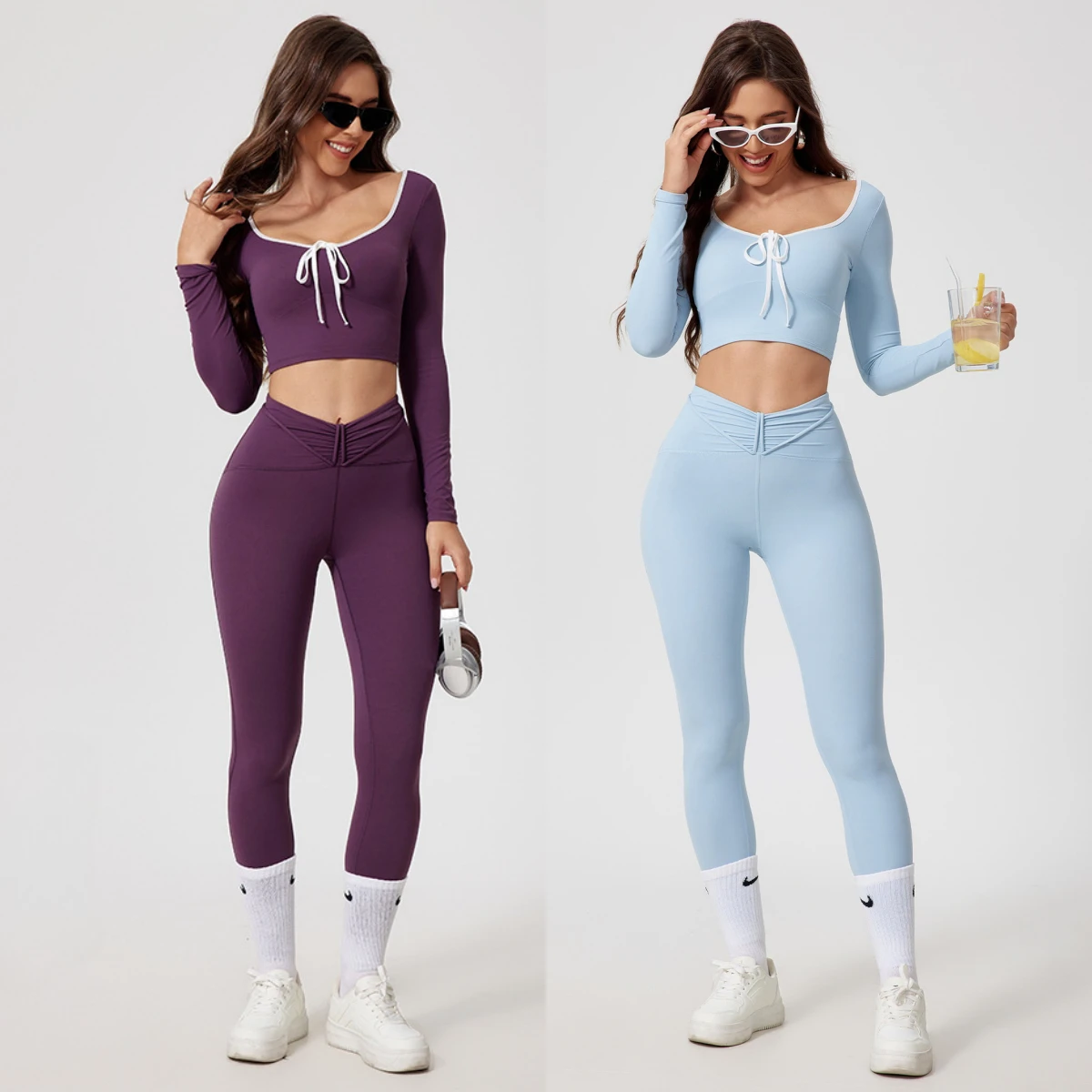 2PCS Yoga Set Women Long Sleeve Sportswear Gym set Workout Clothes Athletic Wear Legging Fitness Bra Crop Top Sports Suits
2PCS Yoga Set Women Long Sleeve Sportswear Gym set Workout Clothes Athletic Wear Legging Fitness Bra Crop Top Sports Suits