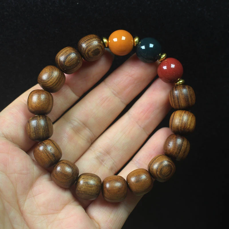 Black rosewood vintage- 12mm wooden DIY bracelet, unisex Chinese-style Buddhist prayer beads
Black rosewood vintage- 12mm wooden DIY bracelet, unisex Chinese-style Buddhist prayer beads