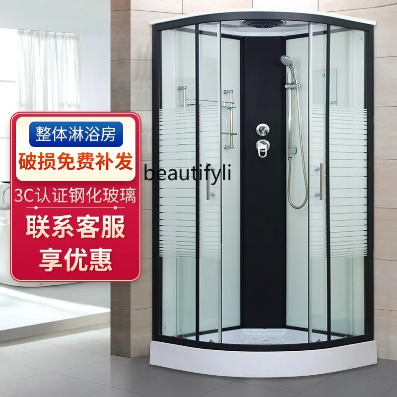 02A Integral shower room Integral bathroom Enclosed integrated tempered glass bath room
02A Integral shower room Integral bathroom Enclosed integrated tempered glass bath room