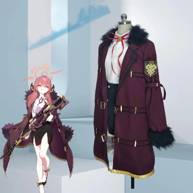 Blue Archive Cosplay Costume Anime Women Men Rikuhatima Aru Clothing Full Outfit
Blue Archive Cosplay Costume Anime Women Men Rikuhatima Aru Clothing Full Outfit
