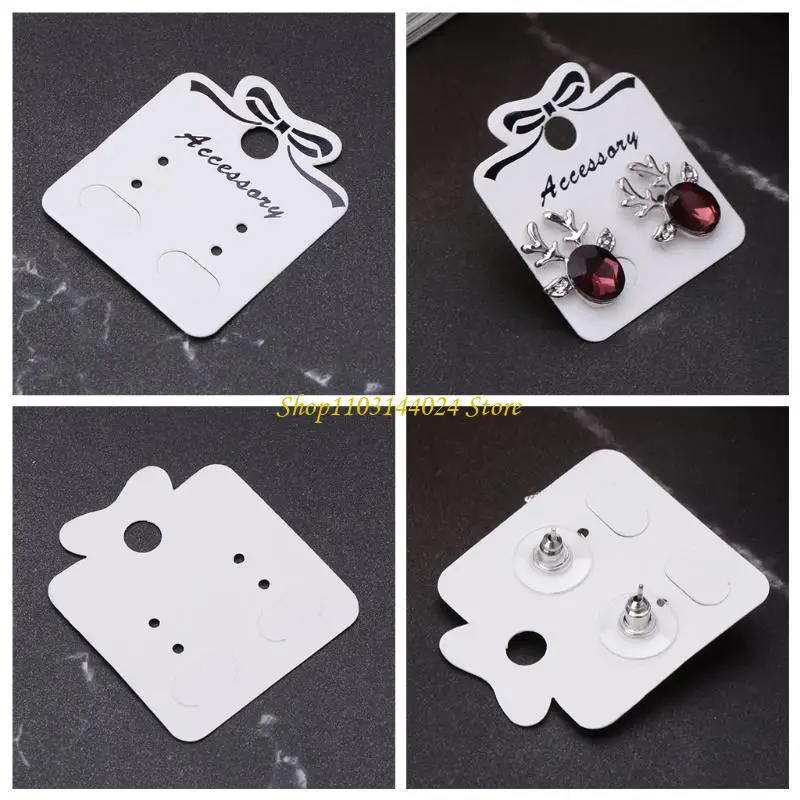 N5KE 100x Jewelry Cards Holder Hanging Holder Ear Studs Earring Display Cards 3.5x4cm
N5KE 100x Jewelry Cards Holder Hanging Holder Ear Studs Earring Display Cards 3.5x4cm