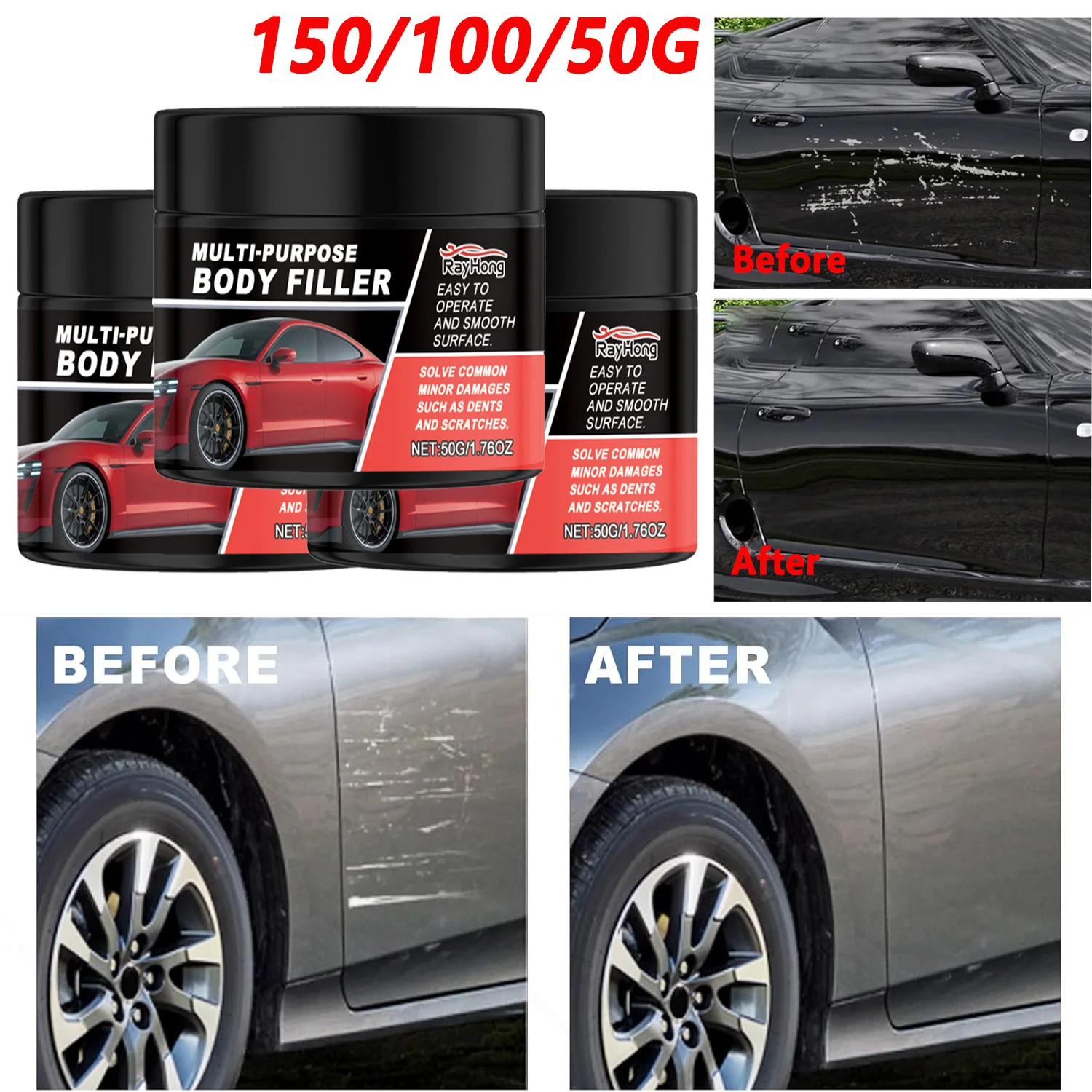 50-150 г автомобильный воск для ухода за царапинами, средство для удаления царапин, ремонтная полировальная паста, набор для восстановления краски и полировки
50-150 г автомобильный воск для ухода за царапинами, средство для удаления царапин, ремонтная полировальная паста, набор для восстановления краски и полировки