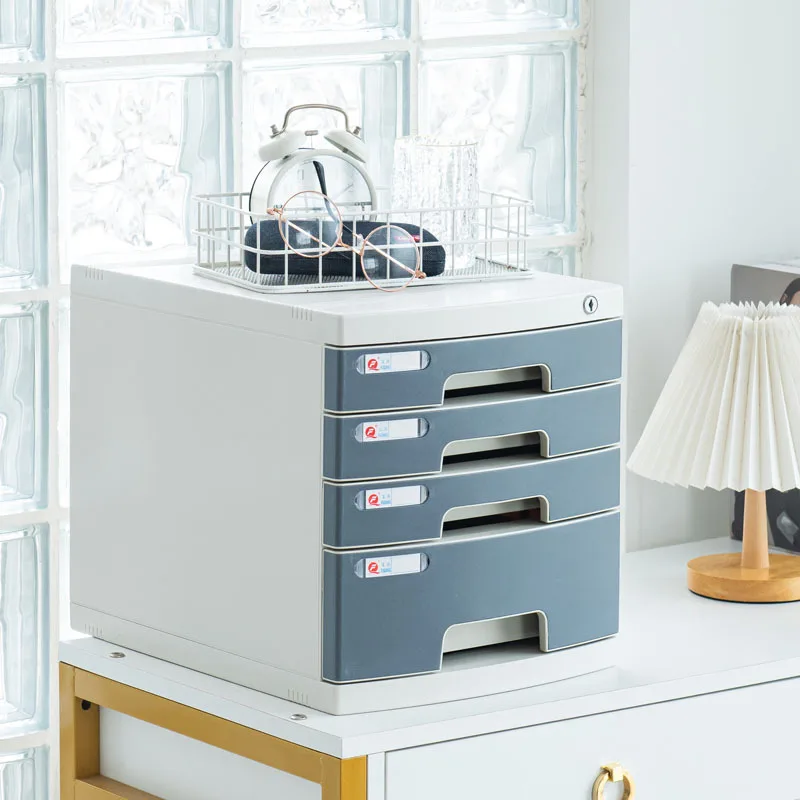 Locked file cabinet on desktop Office drawer storage cabinet
Locked file cabinet on desktop Office drawer storage cabinet