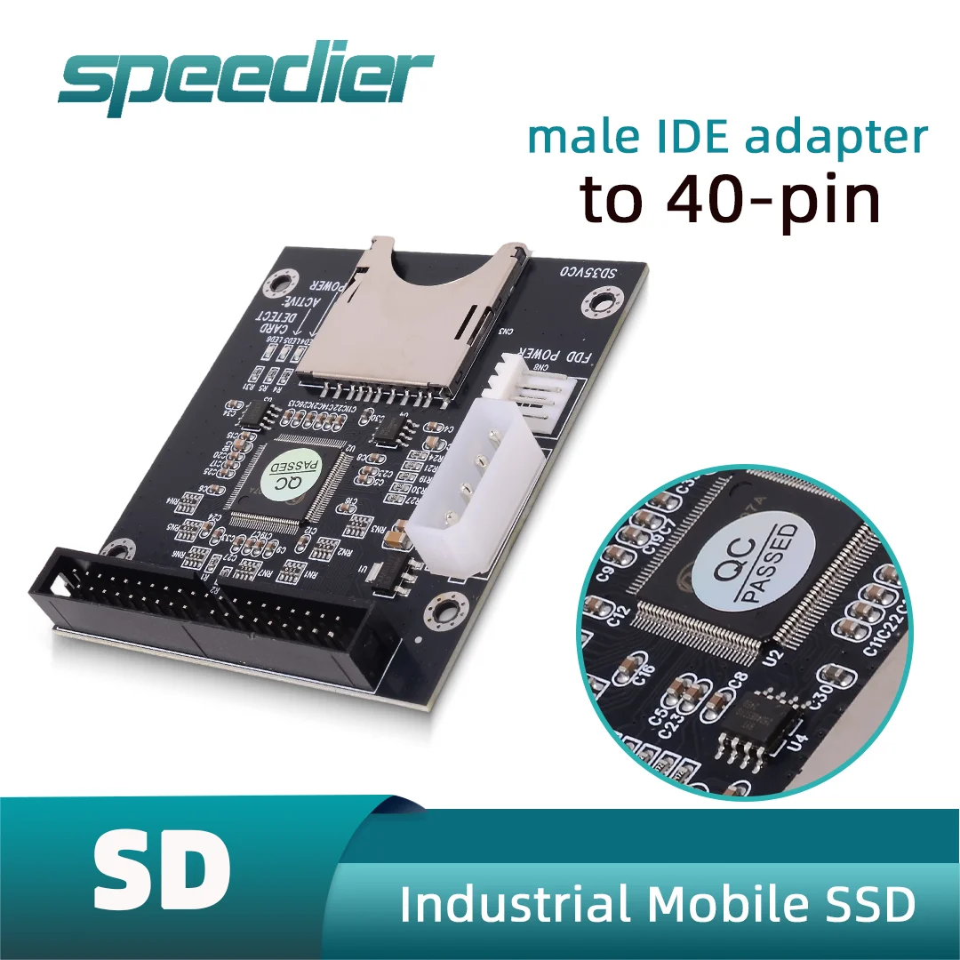 SD to IDE 40PIN Converter 3.5 inch Industrial Embedded SSD Storage Adapter Card for Industrial Control PC POS Machine DVR Router
SD to IDE 40PIN Converter 3.5 inch Industrial Embedded SSD Storage Adapter Card for Industrial Control PC POS Machine DVR Router