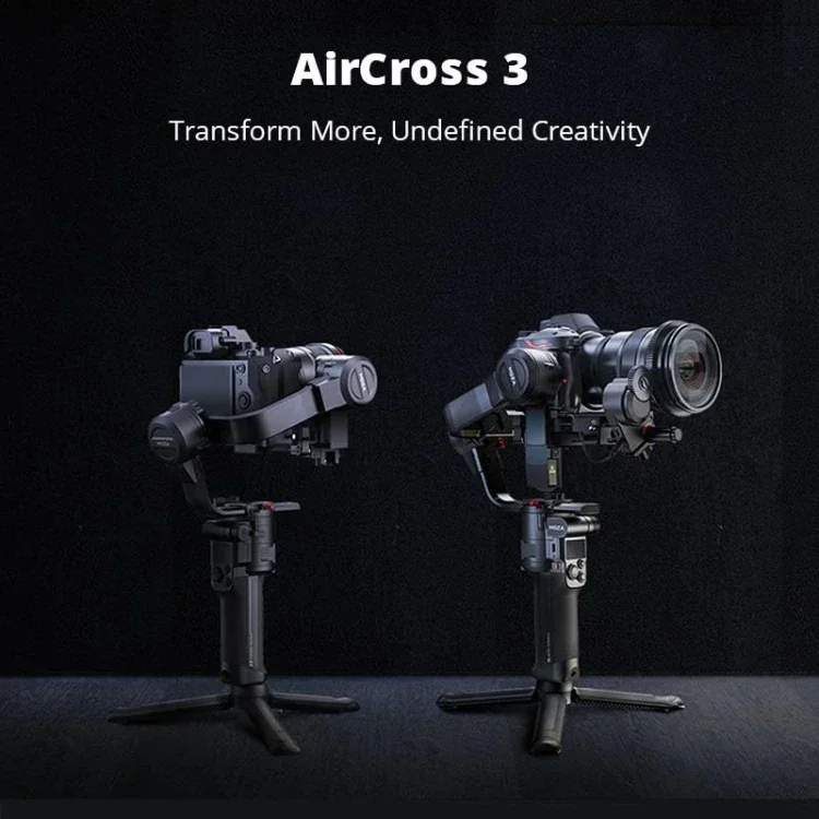 AirCross 3 Стандартный 3-осевой ручной стабилизатор с защитой от сотрясений для зеркальной камеры 
AirCross 3 Стандартный 3-осевой ручной стабилизатор с защитой от сотрясений для зеркальной камеры