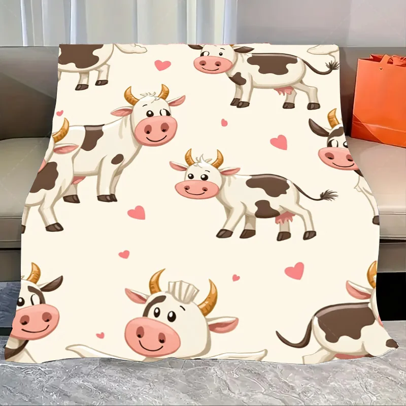 1pc Flannel Blanket Cute Cow Print Fleece Blanket for Kids, Soft Cozy Throw for Couch Bed
1pc Flannel Blanket Cute Cow Print Fleece Blanket for Kids, Soft Cozy Throw for Couch Bed