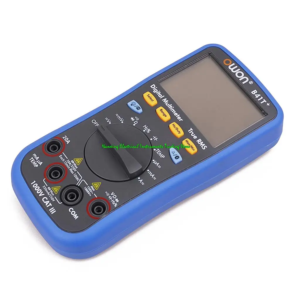 OWON B35/D35T/B35T/B35T+/B41T+ 3 5/6 Handheld Digital True RMS Multimeter B35T PLUS with Bluetooth Multimeter
OWON B35/D35T/B35T/B35T+/B41T+ 3 5/6 Handheld Digital True RMS Multimeter B35T PLUS with Bluetooth Multimeter