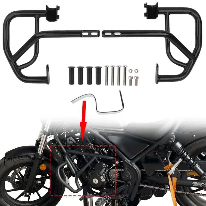 Motorcycle Highway Bumper Engine Guard Crash Bar Falling Protection Accessories For Honda Rebel CMX 300 500 2017-2024 2021 2022
Motorcycle Highway Bumper Engine Guard Crash Bar Falling Protection Accessories For Honda Rebel CMX 300 500 2017-2024 2021 2022
