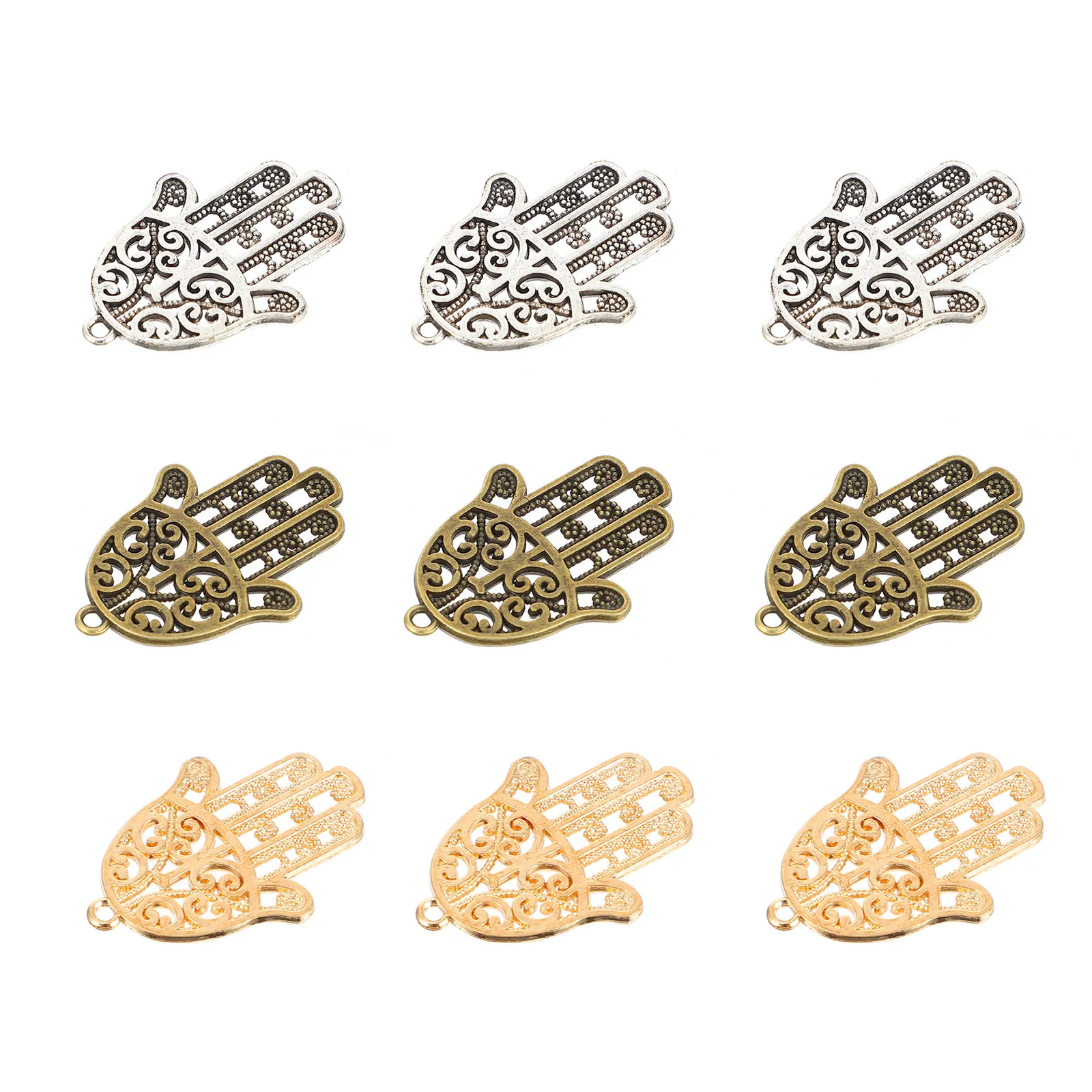 30Pcs Vintage Palm Shape Bracelet Buckle Set Premium Alloy Jewelry Making Clasps for DIY Necklace Bracelet Craft Supplies
30Pcs Vintage Palm Shape Bracelet Buckle Set Premium Alloy Jewelry Making Clasps for DIY Necklace Bracelet Craft Supplies