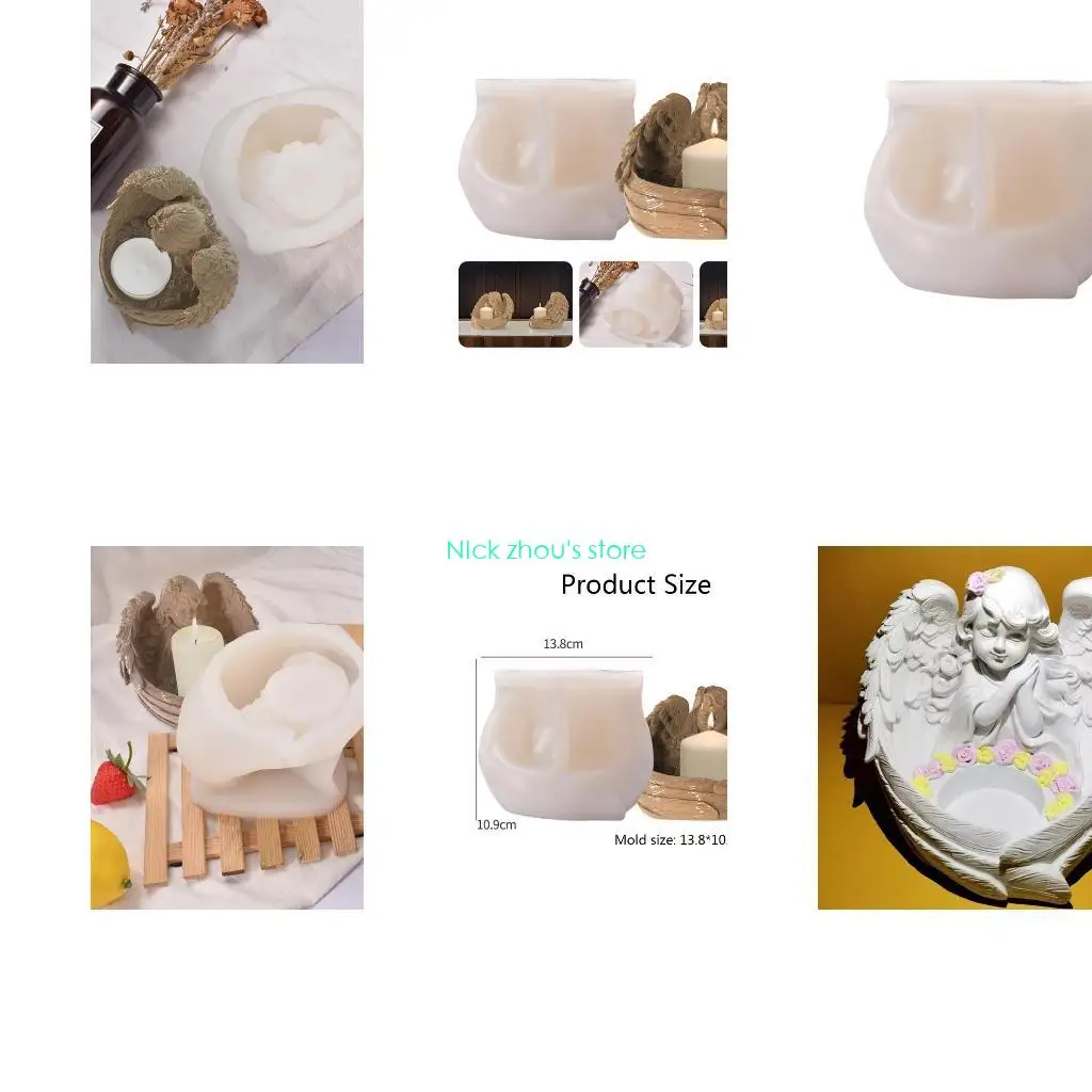 E15E DIY Ремесленные силиконовые формы для ароматерапевтической подставки для свечей, нетоксичные
E15E DIY Ремесленные силиконовые формы для ароматерапевтической подставки для свечей, нетоксичные