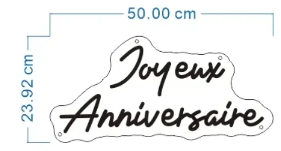 Joyenx Anniversaire Neon Sign, VlP only, please do not make order by yourself
Joyenx Anniversaire Neon Sign, VlP only, please do not make order by yourself