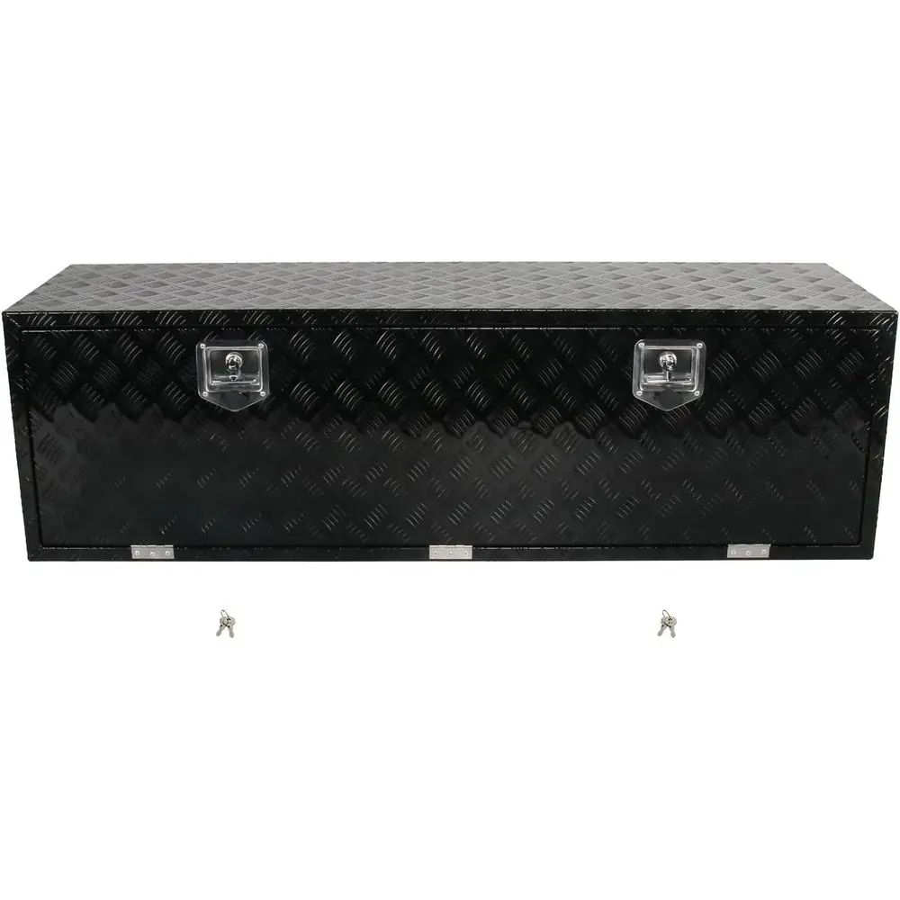 60 Heavy-Duty Underbody Truck Toolbox with T-Handle, 18 x 18 x 60 Storage Organizer in Black
60 Heavy-Duty Underbody Truck Toolbox with T-Handle, 18 x 18 x 60 Storage Organizer in Black