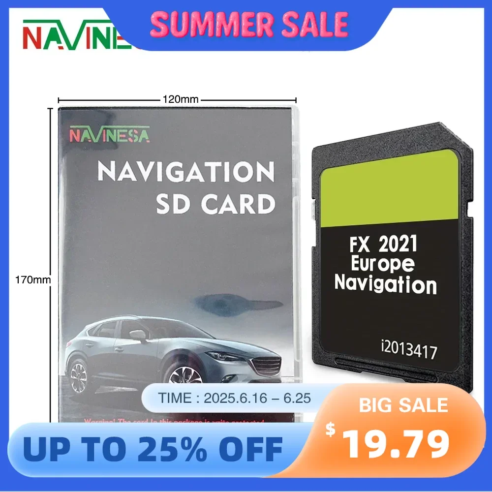 SD Europe Navigation FX 2021 for Ford Focus 2007 2008 2009 2010 2011 Car Map Naving Card
SD Europe Navigation FX 2021 for Ford Focus 2007 2008 2009 2010 2011 Car Map Naving Card