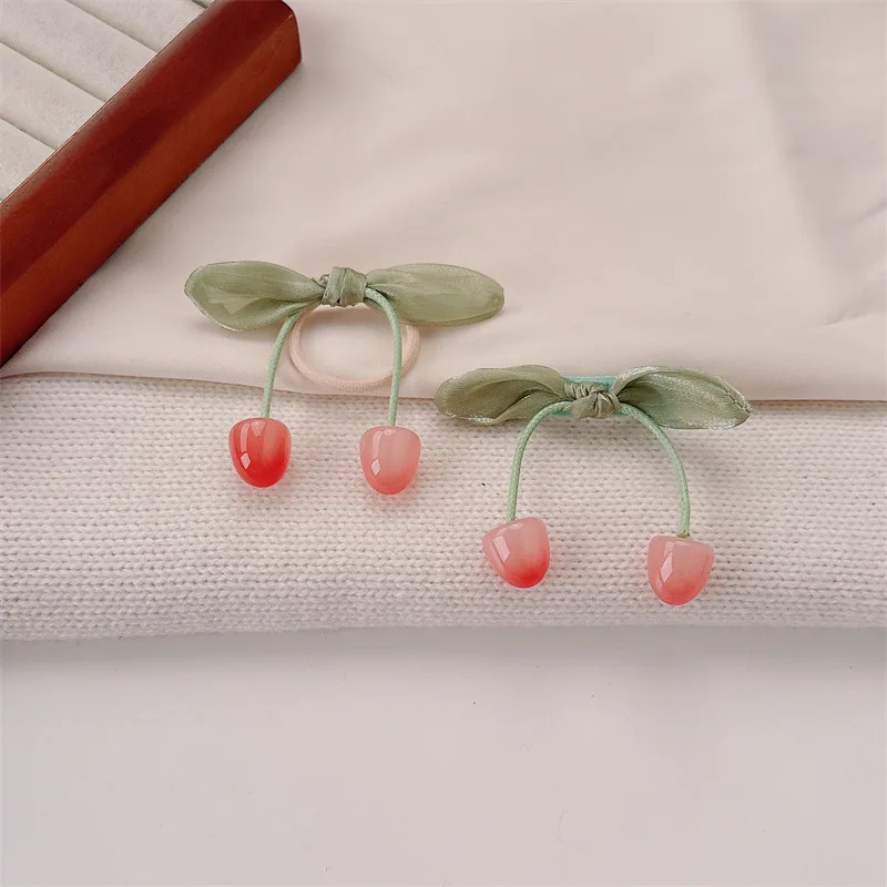 2/4pcs-sweet girl heart cherry bow hair tie for girl's versatile double ponytail or braid hair clips wholesale available
2/4pcs-sweet girl heart cherry bow hair tie for girl's versatile double ponytail or braid hair clips wholesale available