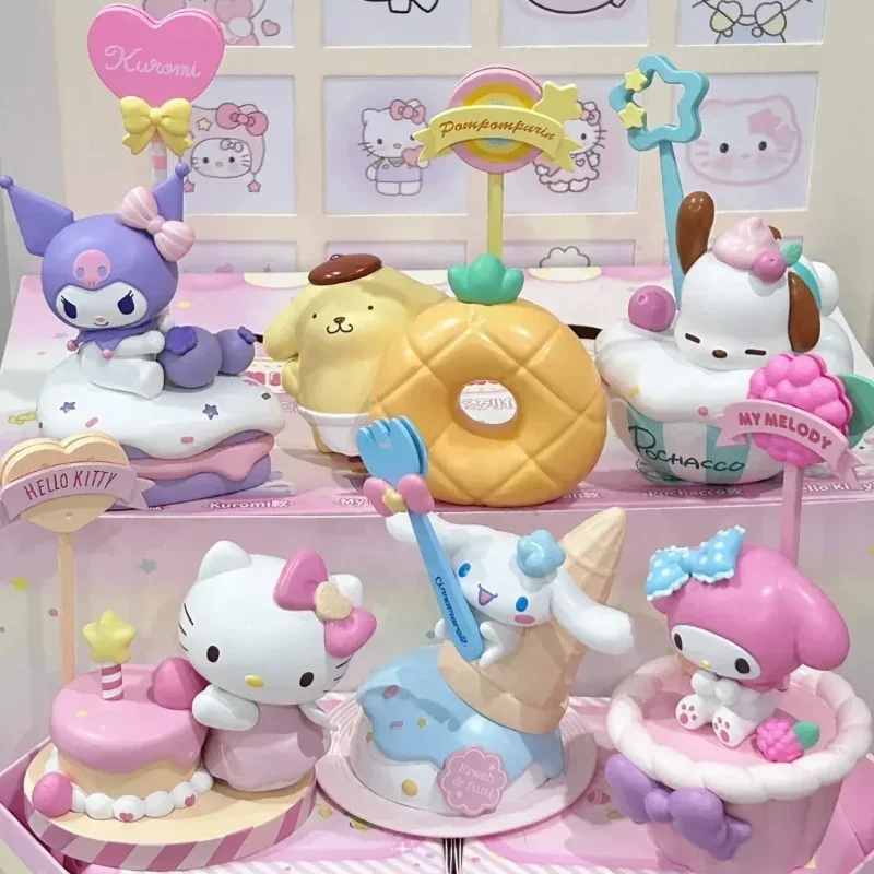 Sanrio Kuromi Hello Kitty Melody Pochacco Cinnamoroll Mini Figure Notes Ornaments Dessert Series Table Pvc Model Toy Gift
Sanrio Kuromi Hello Kitty Melody Pochacco Cinnamoroll Mini Figure Notes Ornaments Dessert Series Table Pvc Model Toy Gift