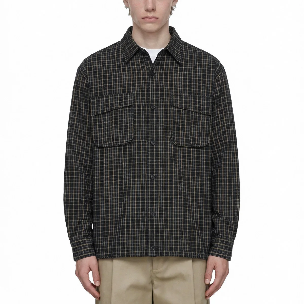3D Pocket Hem Drawstring Plaid Shirt Men Women Japanese Streetwear Cityboy Fashion Loose Casual Long Sleeve Cargo Shirts
3D Pocket Hem Drawstring Plaid Shirt Men Women Japanese Streetwear Cityboy Fashion Loose Casual Long Sleeve Cargo Shirts
