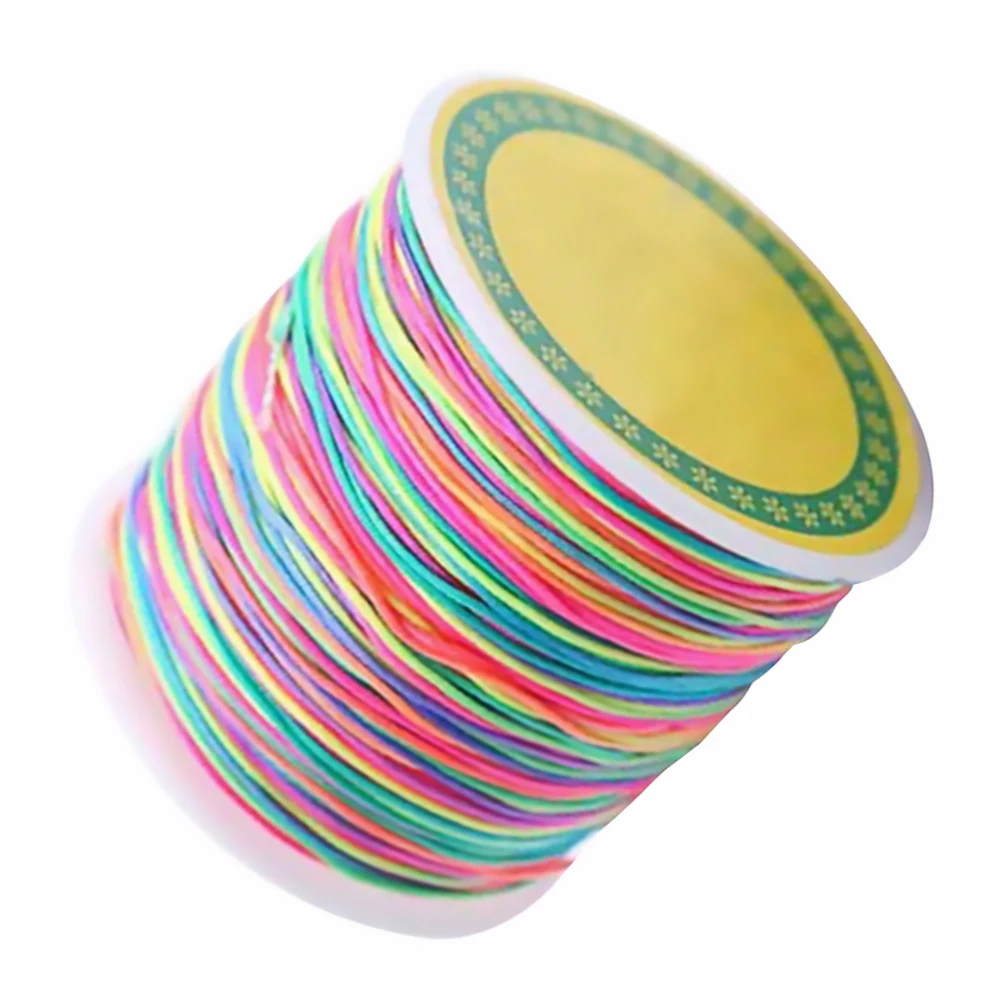 100M Beading Multicolor Beading Cord Jewelry Making Thread Strong Polyester Rope for DIY Bracelets Necklaces Repair
100M Beading Multicolor Beading Cord Jewelry Making Thread Strong Polyester Rope for DIY Bracelets Necklaces Repair