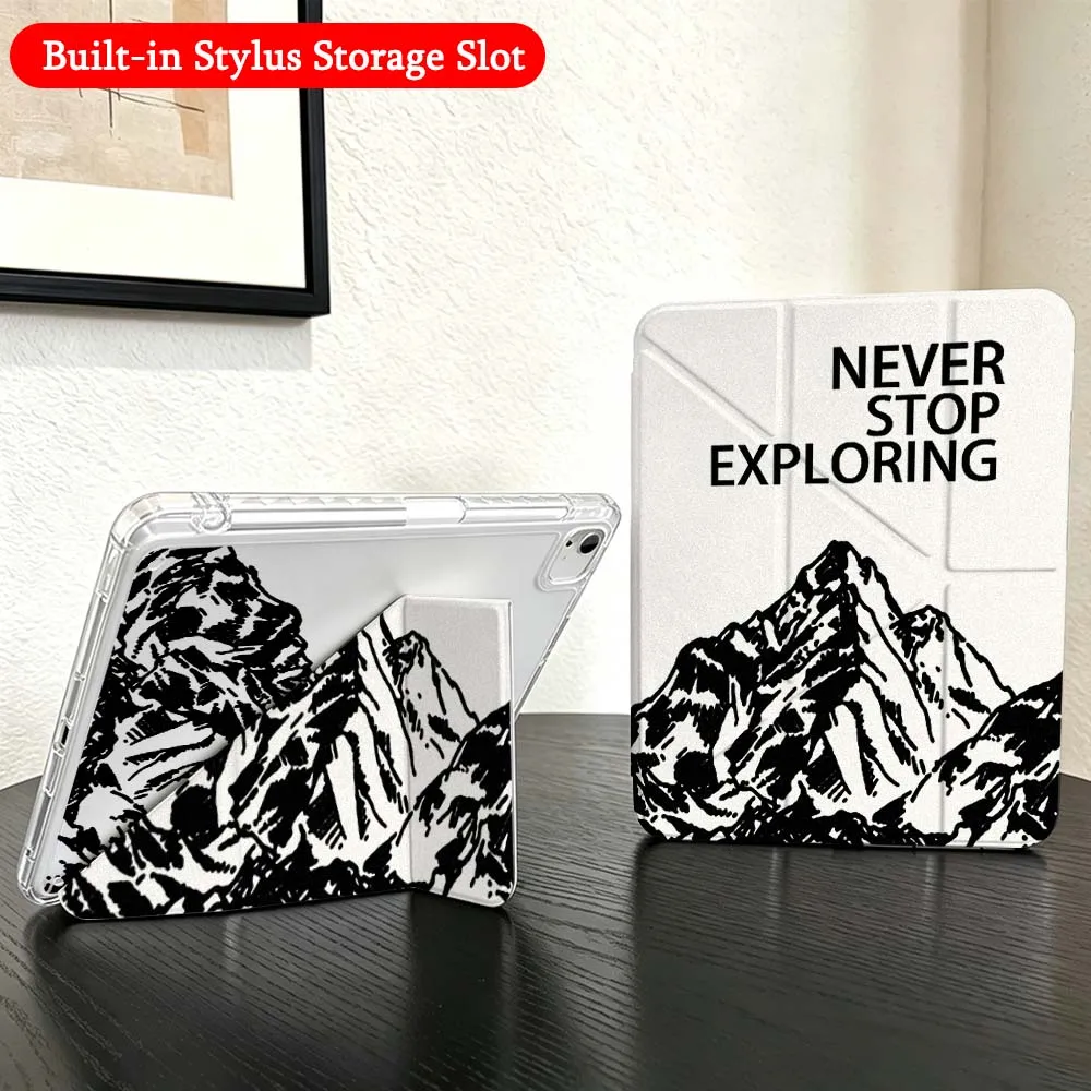 Mountain Climber Design For iPad Mini Pro Air 5 6 7 8 9 10th 11th 11 9.7 10.9 13 inch Transparent Y-Shaped Folding Tablet Case
Mountain Climber Design For iPad Mini Pro Air 5 6 7 8 9 10th 11th 11 9.7 10.9 13 inch Transparent Y-Shaped Folding Tablet Case