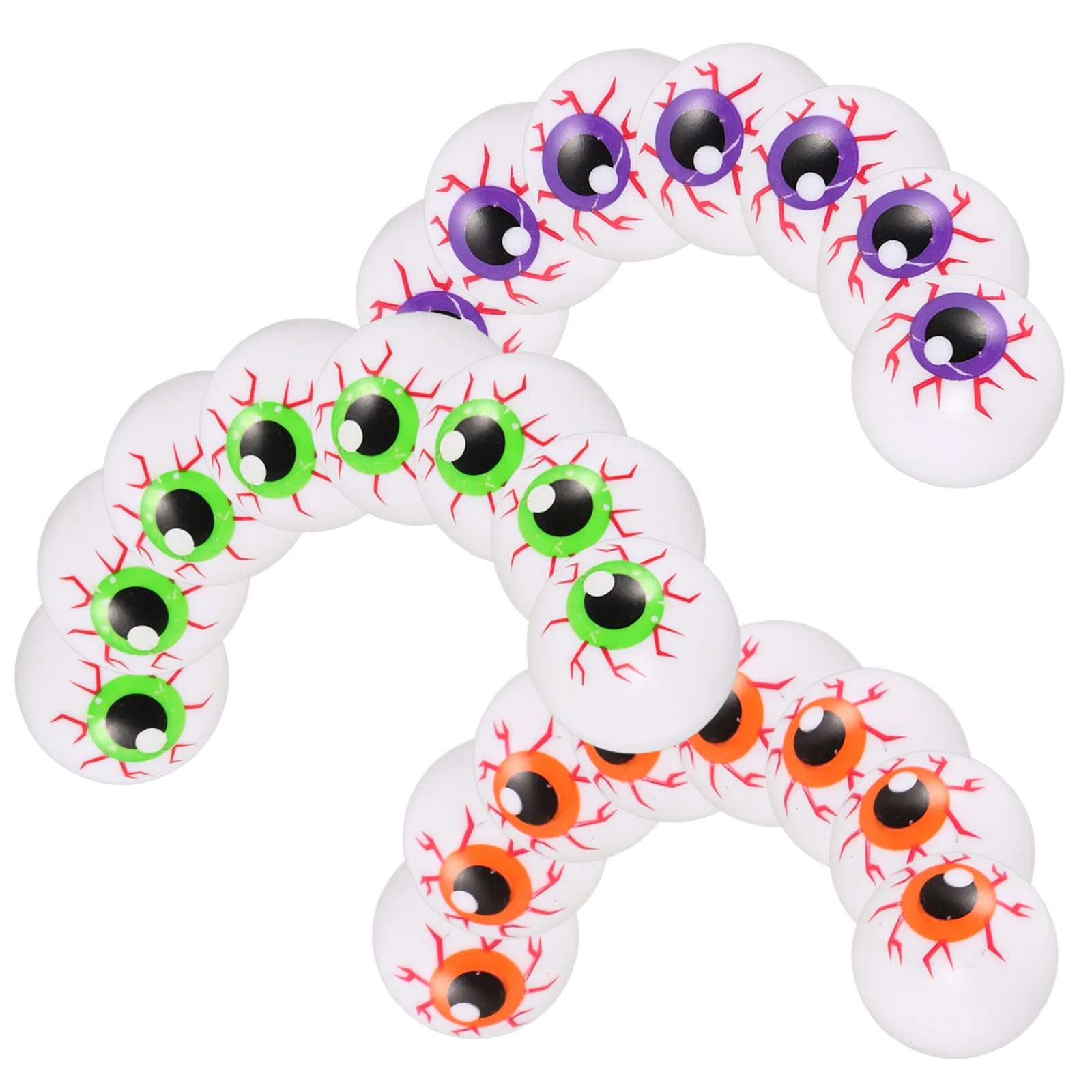 24pcs Ghost Eyeball Decoration Halloween Plastic Balls Craft Bouncy Glow Party Props Toy Accessories
24pcs Ghost Eyeball Decoration Halloween Plastic Balls Craft Bouncy Glow Party Props Toy Accessories