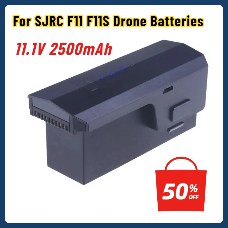 Suitable for SJRC F11 F11S Drone Batteries 11.1V 2500mAh Lithium Polymer Battery
Suitable for SJRC F11 F11S Drone Batteries 11.1V 2500mAh Lithium Polymer Battery